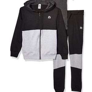 RBX Boys' Big Fleece Jacket and Pant Set